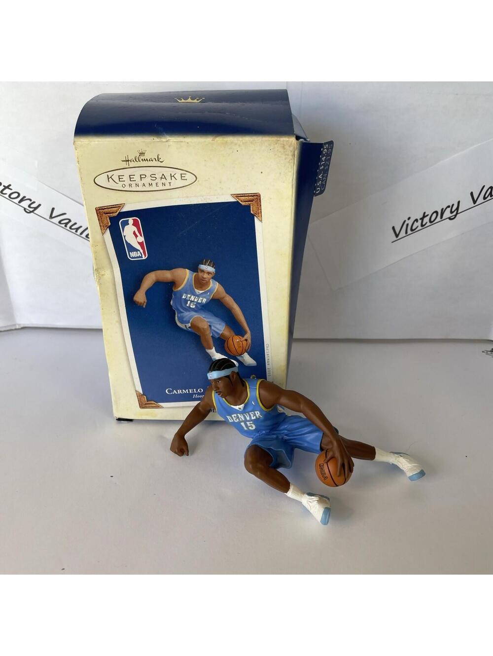 2005 Hallmark keepsake Ornament NBA Carmelo Anthony Denver Nuggets